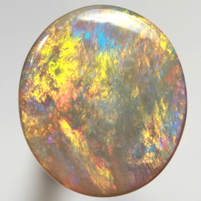 SOLID BLACK OPAL RARE Neon bright Rolling flashes SEE VIDEO